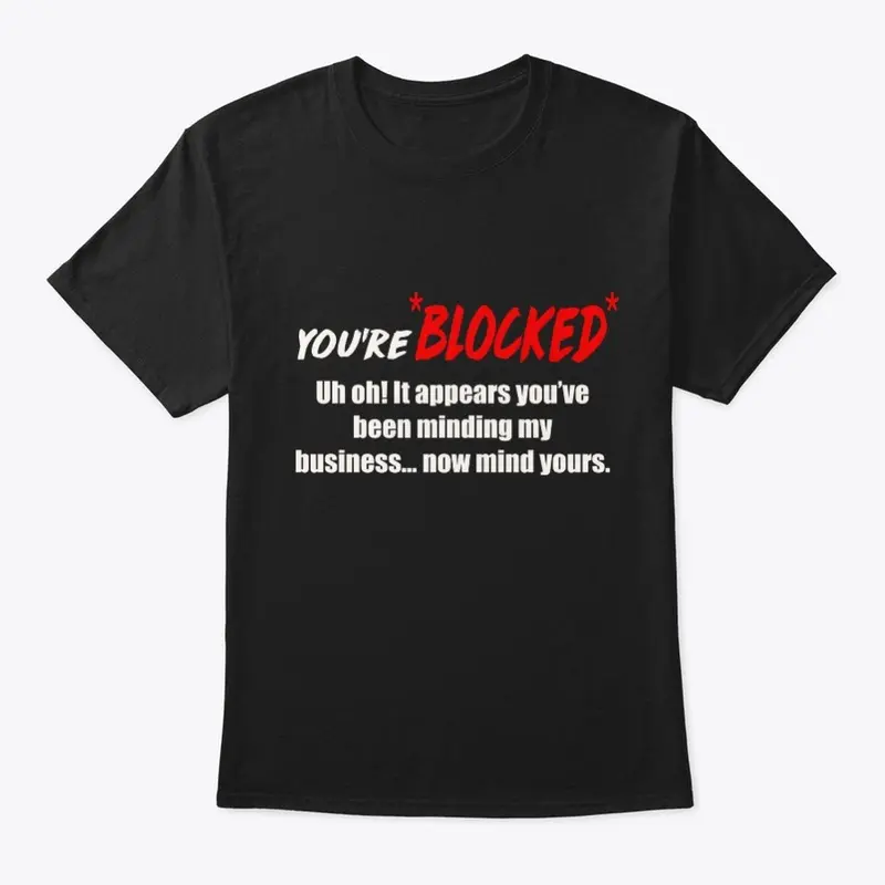 Blocked -white font